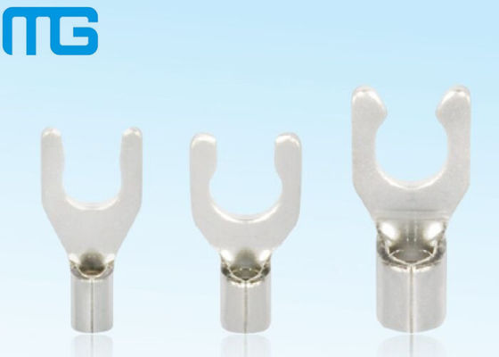 Chiny Copper Non Insulated Terminals Locking Spade Terminal For Wire Free Samples dostawca