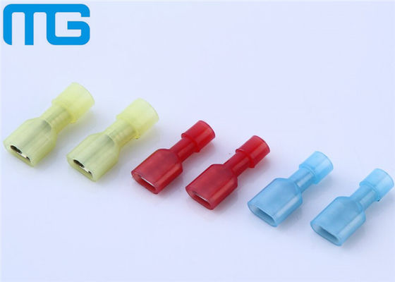 Chiny Insulated female nylon disconnector with  brass-plated Tin, available in various colors CE certificate dostawca