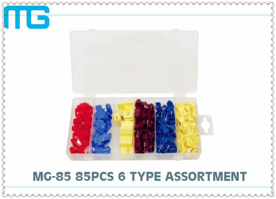 Chiny 6 Types Terminal Assortment Kit MG - 85 85 Pcs For Machinery / Spinning CE Approval dostawca