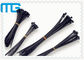 3X100MM Heavy Duty Nylonowe opaski kablowe żaroodporne Nylon 66 Czarne opaski kablowe dostawca