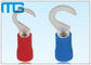 HV Series Pre - Insulated Wire Terminals Hook - Shape Soldless Compression Cable Lugs dostawca