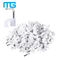 200 Pack Nail In Cable Clips / Cat6 Circle Cable Nails Tack Clips 7mm White dostawca