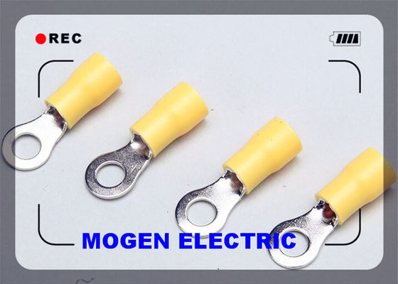 Chiny Yellow Color RV Faston Insulated Wire Terminals Cable Lugs RV5.5 Series dostawca