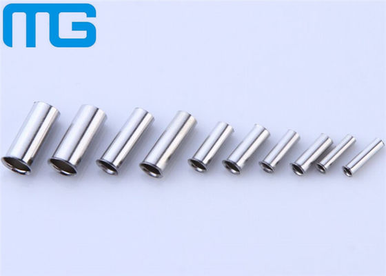 Chiny EN Series Non Insulated Tubular Cable Lugs Silver Color Wire Crimp Terminals dostawca