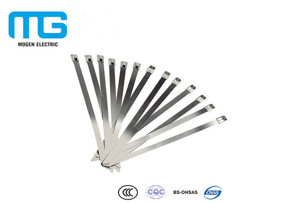 Chiny Ball Lock Stainless Steel Cable Ties Cable Accessories 100mm - 1400mm Length dostawca