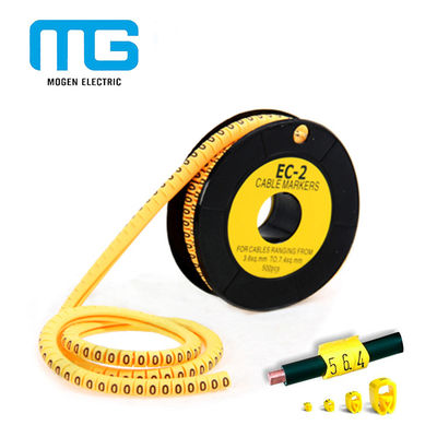 Chiny EC-1 Pvc Cable Marker Tube / Plastikowe etykiety kablowe / Akcesoria do kabli oznaczeniowych typu EC dostawca