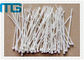 Białe opaski kablowe Bezpłatne próbki, samozaciskowe opaski kablowe nylonowe Owijki z regulacją długości dostawca