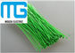 Opaski kablowe z zielonego / białego nylonu, opaski z tworzywa sztucznego, 6 cali, 3 x 150 mm, rozmiar dostawca