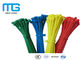 Niestandardowe kolorowe wielokrotnego użytku Okładki krawieckie, plastikowe opaski do kabli CE dostawca